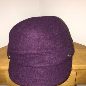 Pistil hat cap.  Deep plum color.